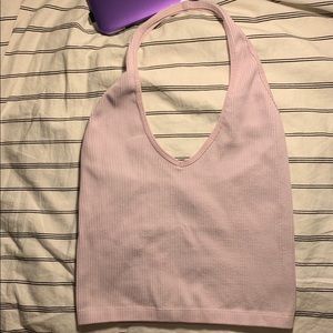 Urban outfitters seamless ribbed halter top